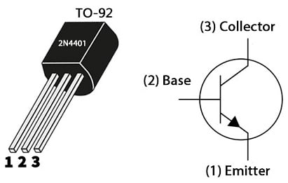 2N4401 Transistor Pin Configuration