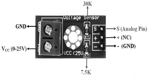 B25 Voltage Sensor Pin Configuration