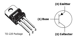 BD242 Transistor Pin Configuration