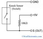 Interfacing Knock Sensor : Circuit, Code and Its Working