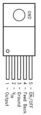 LM2595 IC Pin Configuration