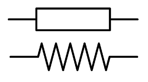 Variable Resistor Electrical Symbol