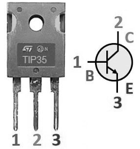 TIP35 Transistor Pin Configuration