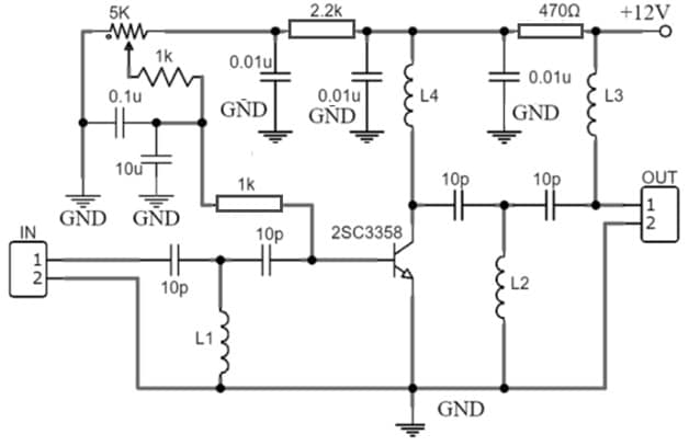 UHF Antenna Booster Circuit