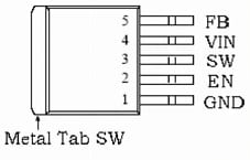 XL6009 IC Pin Configuration